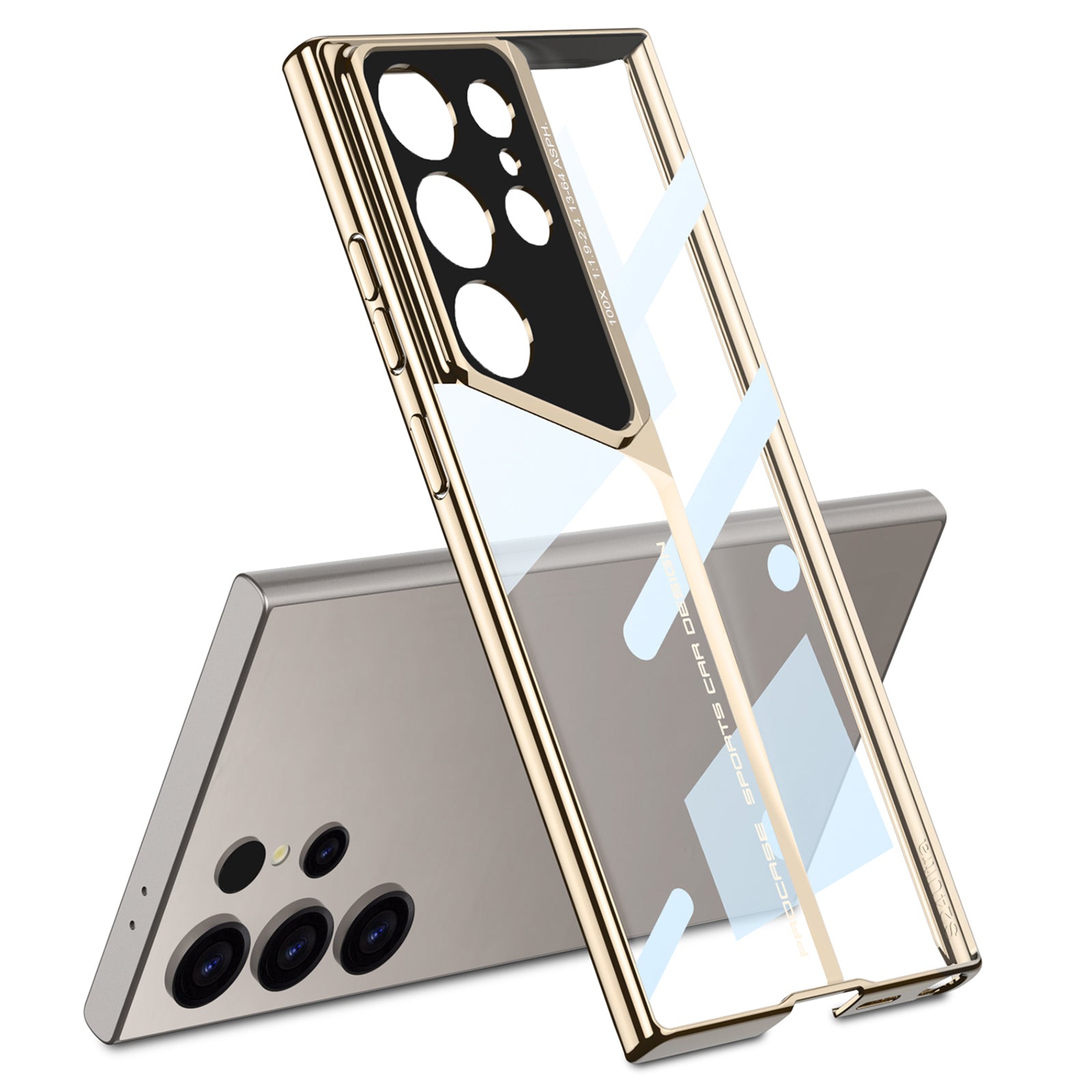 GKK For Samsung Galaxy S24 Ultra Case Electroplating Shockproof Phone Cover GKK For Samsung Galaxy S24 Ultra Case Electroplating Shockproof Phone Cover